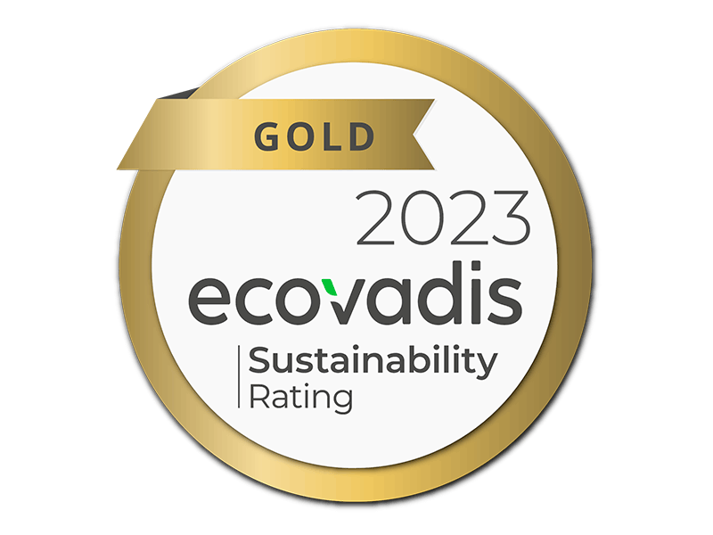 Gold Ecovadis Sustainability Rating
